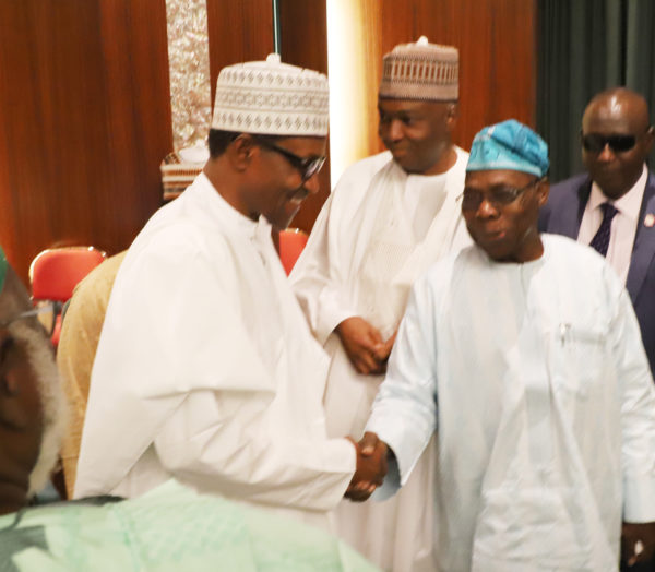Obasanjo Meets With Buhari Few Days After Attacking Buhari