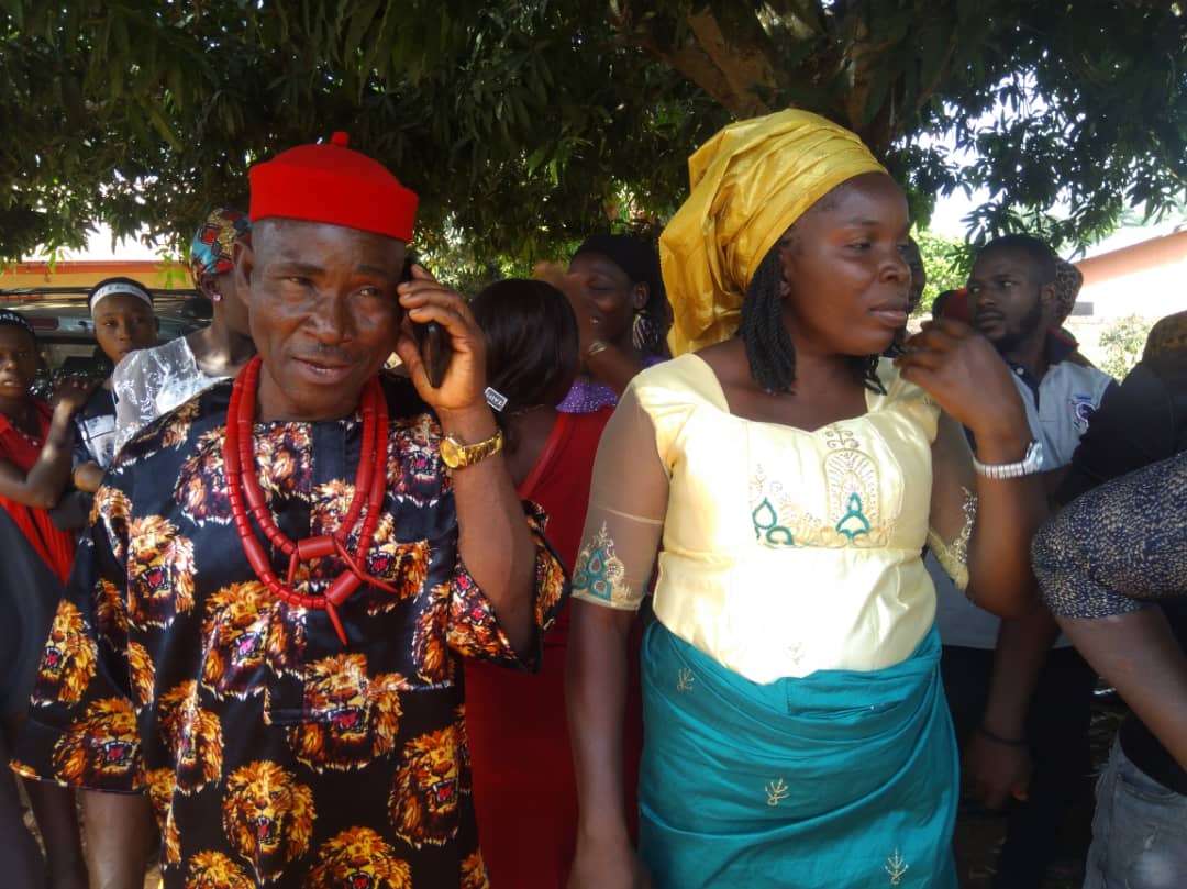 H.R.H CHRISTIAN UGWUANYI CONGRATULATES THE NEWLY ELECTED COUNCIL CHAR, HON ANDY OMEJE, SAYING “HE DESERVES THE SEAT”